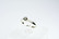 18ct valkokultainen kirkas timanttisormus 0,09ct / 2,9mm