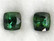 Vihreä kromi turmaliini pari Burmasta 1,4ct / 5mm