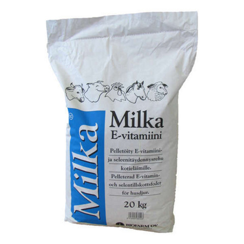 Milka E-vitamiinipelletti 20 kg