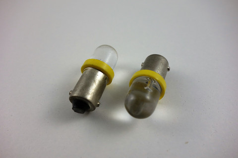 Keltainen 6V Led BA9s