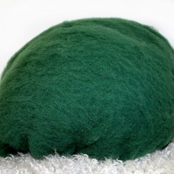 huovutusvilla tumman vihreä (100 g)