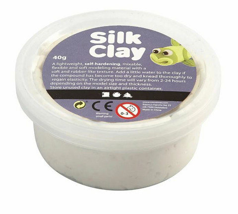 Silkkimassa, valkoinen 40 g