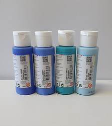 Plus Color- askartelumaali, sinisävyiset