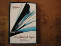 Quality Research Papers for Students of Religion and Theology, Nancy Jean Vyhmeister