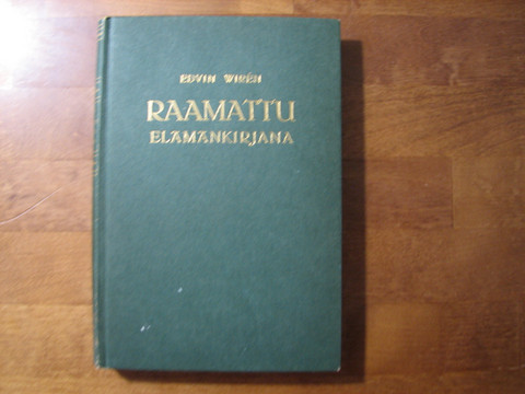 Raamattu elämänkirjana, Edvin Wiren