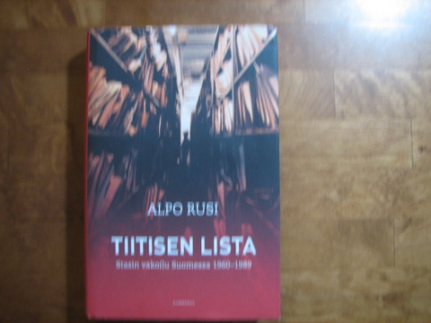 Tiitisen lista, Stasin vakoilu Suomessa 1960-1989, Alpo Rusi