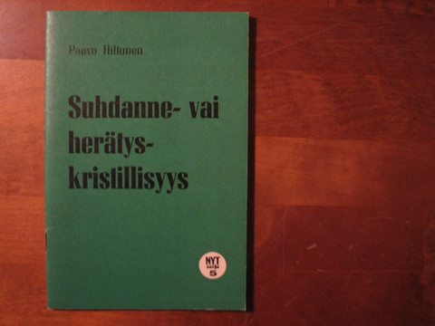 Suhdanne- vai herätyskristillisyys, Paavo Hiltunen