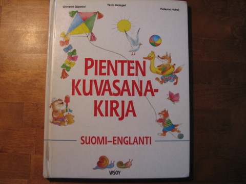 Pienten kuvasanakirja, suomi-englanti, Vezio Melegari