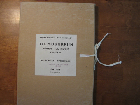 Tie musiikkiin, Musica II, rytmilaatat, Erkki Pohjola, Emil Cederlöf