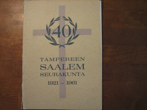 Tampereen Saalem- seurakunta 1921-1961