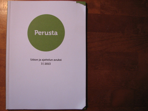 Perusta-lehti, uskon ja ajattelu avuksi, 3 / 2013