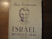 Israel keväällä 1948, Hilda Andersson