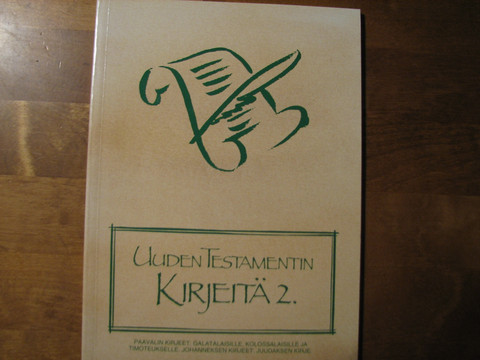Uuden Testamentin kirjeitä 2, käännösehdotus, RK