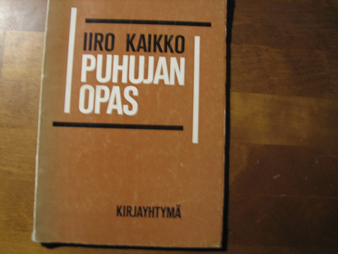Puhujan opas, Iiro Kauko