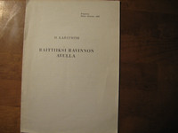 Raittiiksi ravinnon avulla, H. Karström