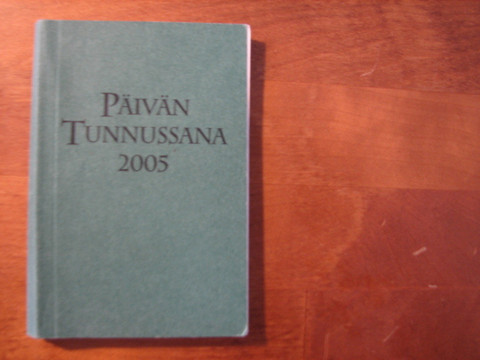 Päivän tunnussana 2005