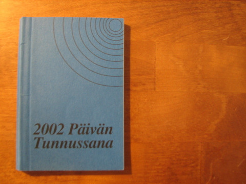 Päivän tunnussana 2002