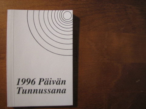 Päivän tunnussana 1996