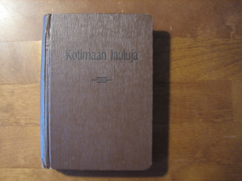 Kotimaan lauluja, tekstikirja