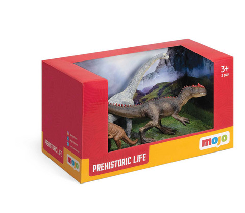 Mojo Dinosaurus lahjasetti 1, Esihistoriallinen elämä 3kpl/pkt