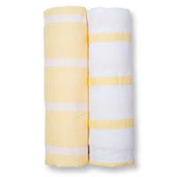 Lulujo Harsoliinat 2 kpl, Yellow Stripes, Modern Me Collection