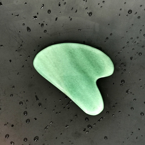 Gua Sha Hierontakivi - Vihreä Aventuriini Sydän