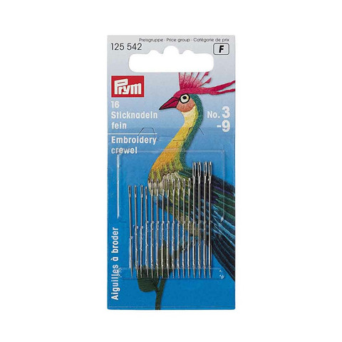 Prym Koruompeluneula No. 3-9 lajitelma