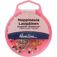 Hemline Nuppineula Lasipäinen