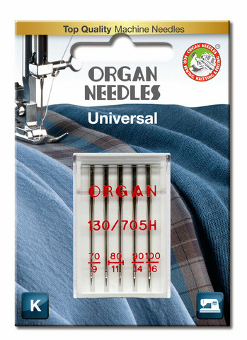 Organ Universal ompelukoneen neulalajitelma 70-100