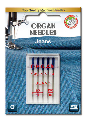 Organ Jeans ompelukoneen neula 90-100
