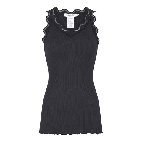 Soulmate hihaton toppi silkkimodaalineulosta  Dark navy