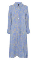 Soulmate Aida sininen mekko  beige kuviointi