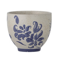 Petunia kuppi hand painted stoneware