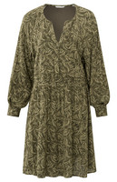 Yaya printtimekko   dark army green dessin