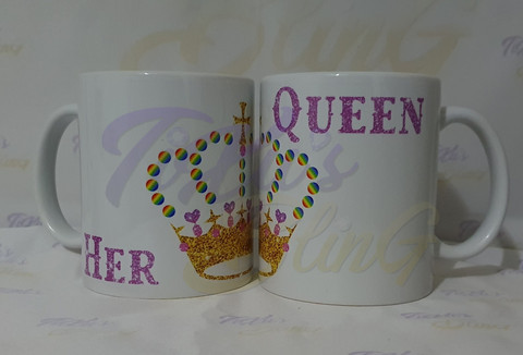 Her Queen - Kahvikupit (pari)
