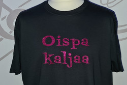 Custom tilattu HTV Glitter  t-paita