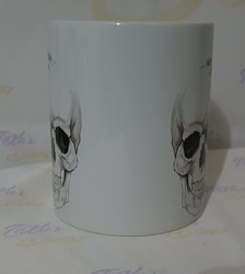 Floral Skull Kahvikuppi