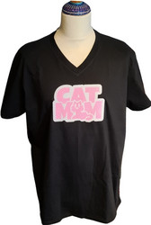 Cat Mom Glitter Vinyyli - Kaksi värinen kuva