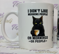 Cats & Coffee with Cattitude - TiXu's BlinG Mug Collection