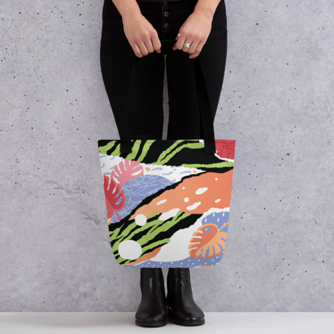 Tote Bags - All Over Printed Collection - 100 pcs