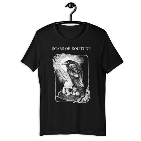 Scars of Solitude - Crow - Premium T-Shirt