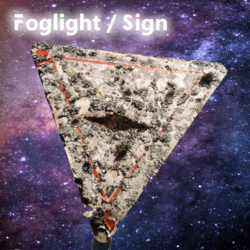Fog Light - Sign - T-Paita