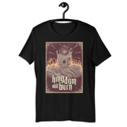 Thy Kingdom Will Burn - Album Cover - Premium T-Paita