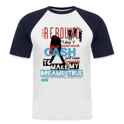 Rebound - Cash & Empathy - Baseball t-paita