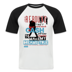 Rebound - Cash & Empathy - Baseball t-paita