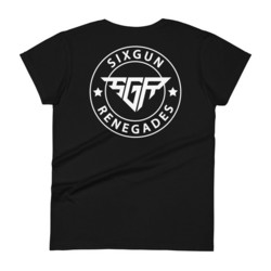 Sixgun Renegades - Logo - Ladyfit T-Paita