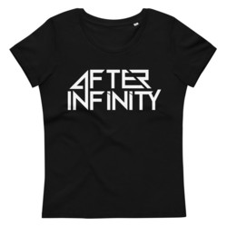 After Infinity - Logo - Organic Eco Ladyfit T-Paita