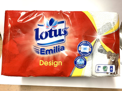Embo talouspaperi 8 rullaa 3,50€ pkt Ale hinta 0,35€ rulla