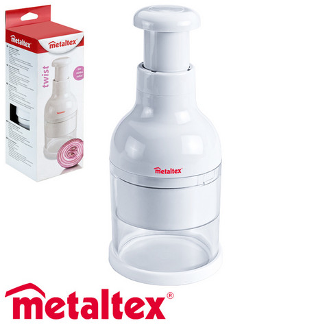 Sipulileikkuri Twist Metaltex 2kpl