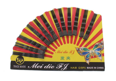 Hiuspinni musta 5,5cm 48 kpl/pkt 24 pkt 0,29€ pkt